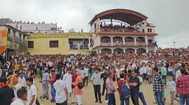 People mark Bagwal Mela, stone throwing festival, in northern India
