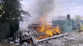 Dramatic video shows aftermath of Russian artillery shelling on Kostiantynivka, Ukraine