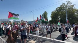 Switzerland: Thousands protest in Geneva against starvation in Gaza, hold Israel responsible