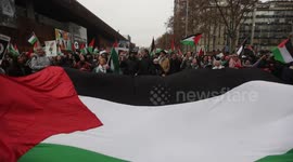 Chile: Hundreds march in Santiago during 'Empty Pots' pro-Palestine protest