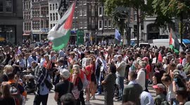 Hundreds rally in Amsterdam criticizing Western gov’ts support for Israel (2)