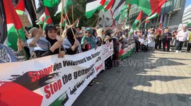 Hundreds rally in Berlin to support Palestine and protest against Israel
