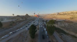 Türkiye: Colorful variety of hot air balloons unveiled at Cappadocia Festival