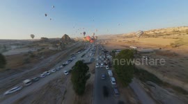Colorful variety of hot air balloons unveiled at Cappadocia Festival