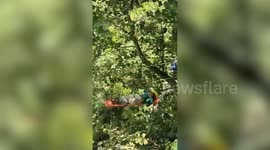Rescue operations continue after landslide in Uttarkashi, India, with over 50 missing