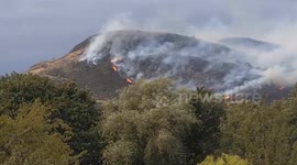 UK: Flames seen across Edinburgh as fire breaks out in Scotland