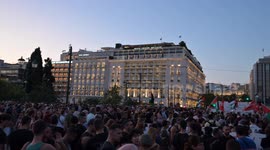 Pro-Palestine Solidarity: Thousands March on Syntagma Square, Athens (August 2025)