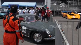 Drivers compete in Mexico City Historic Grand Prix