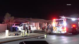 US, Phoenix: Mesa First Alarm House Fire