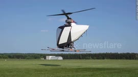 Space‑age flying machine aiming to replace cars launched