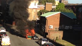 Car on fire