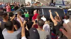 Conor McGregor Leaving UFC 202 weigh-in