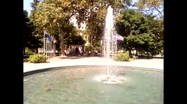 Fountain in Washington Square Park Philadelphia