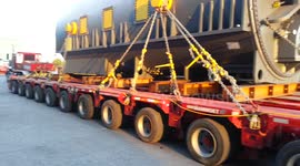 649,300 Lbs Super Load waiting for transport, Pennsylvania (U.S.A.)