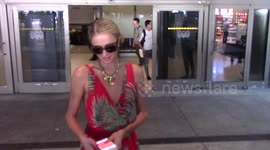 Paris Hilton spotted at LAX Airport in Los Angeles, Ca