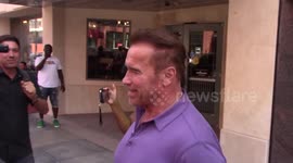Arnold Schwarzenegger spotted in Beverly Hills, CA