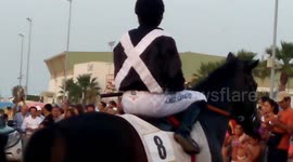 Horse races on the beach. A century old tradition in the land of sherry, San Lucar de Barrameda
