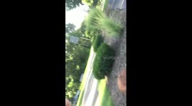 Best reaction ever! Surprised wife with new car. 2016 Blue VW Beetle