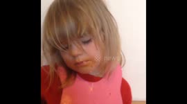 Drifting off to sleep half way through dinner