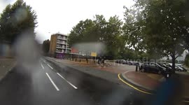 Nut crunching bike crash