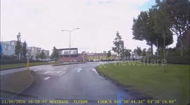 dashcam accident 21 aug Netherland