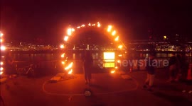 Artists' installations commemorate Great Fire of London