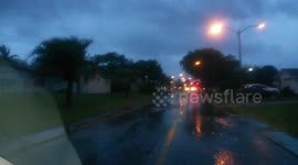 Strong wind and rain continue after Hurricane Hermine