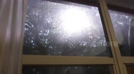 Power lines spark as Hurricane Hermine hits Florida