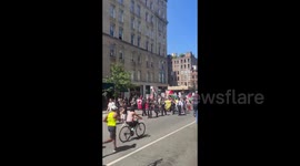 US: People Take Part in A Massive Protest in New York
