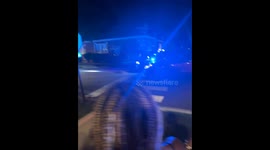 Man Dancing on a Chicago Police Vehicle