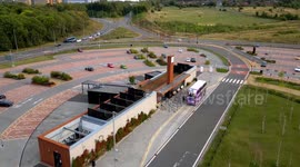 Aerial View: Is Leeds' Park & Ride Empty Because of Summer Holidays? ( 11th August 2025)