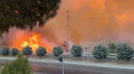 Türkiye: Wildfire in northwestern Türkiye leads to evacuations, transport disruptions (2)