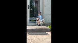 Kid Falls Off Puppy
