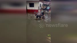 Mexico: Floodwaters Bring Chaos To Streets In Venustiano Carranza, Mexico City