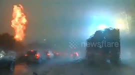 Caught on Camera: Lightning Strike Causes Power Outages, Traffic Delays in Mount Pleasant
