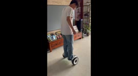 Boy Falls from Hoverboard