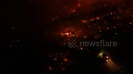 Türkiye: Firefighter teams continue fight against forest fires in Türkiye (2)