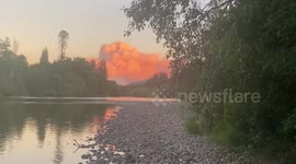 Canada: Wildfire Near Port Alberni Burns Out of Control, Forces Evacuations