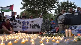 Vigil in Washington honours Gaza journalists killed by Israel