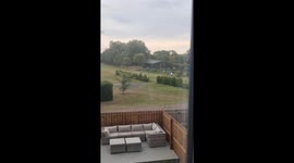 Dan Burn golf shot mishap in Northumberland, England
