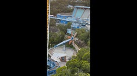 Theme park visitors rescued as ‘Wild Twister’ ride breaks in Hong Kong