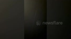 WATCH: Chinese rocket streaks across the sky as fireball as it re-enters atmosphere