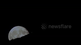Türkiye: Full moon over Turkish capital captured in time-lapse footage