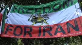 Freedom For Iran protest in Hyde Park demands country free from prosecution, fear and hate - Hyde Park London