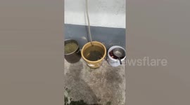 Restaurant closed for using air-con water for cooking