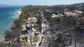 Türkiye: Wildfires leave dramatic devastation in Türkiye's Canakkale