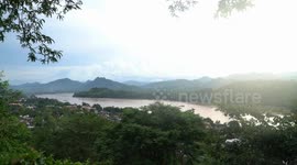 Laos: Daily life in Luang Prabang, Laos, captured after US tariff, visa changes
