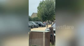 JD Vance visits posh Cotswolds organic shop with enormous motorcade