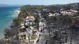 Wildfires leave dramatic devastation in Türkiye's Canakkale