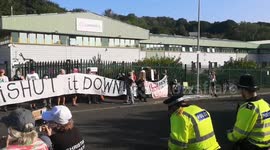 UK: Protesters Block Brighton Arms Factory Supplying F-35 Bomb Mechanisms for Gaza Strikes